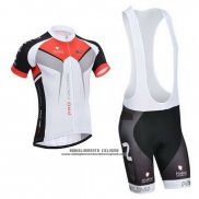 2014 Abbigliamento Ciclismo Nalini Rosso e Bianco Manica Corta e Salopette