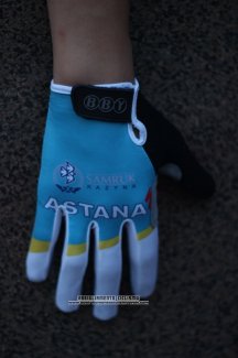 2014 Astana Guanti Dita Lunghe Ciclismo