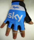 2015 Sky Guanti Corti Ciclismo Blu