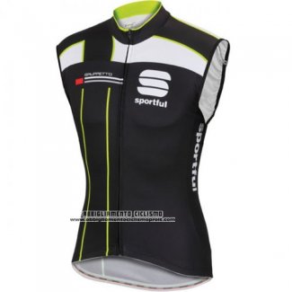 2016 Gilet Antivento Sportful Nero e Verde