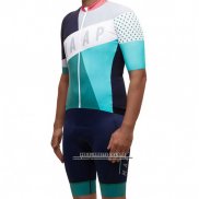 2017 Abbigliamento Ciclismo Maap Grigio e Celeste Manica Corta e Salopette