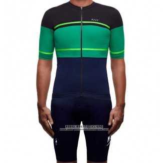 2017 Abbigliamento Ciclismo Maap Segment Pro Nero e Verde Manica Corta e Salopette