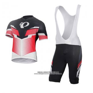 2017 Abbigliamento Ciclismo Pearl Izumi Bianco e Rosso Manica Corta e Salopette