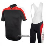 2017 Abbigliamento Ciclismo RH+ Nero e Blu Manica Corta e Salopette