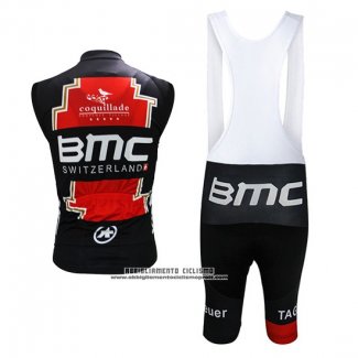 2017 Gilet Antivento BMC Rosso