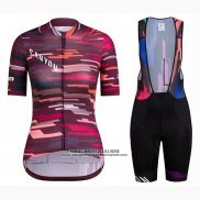 2019 Abbigliamento Ciclismo Donne Canyon Rosso Manica Corta e Salopette