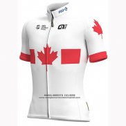 2019 Abbigliamento Ciclismo Groupama FDJ Campione Canada Manica Corta e Salopette