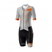 2021 Abbigliamento Ciclismo Castelli Grigio Manica Corta e Salopette