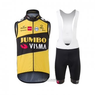 2021 Gilet Jumbo Visma Giallo Nero