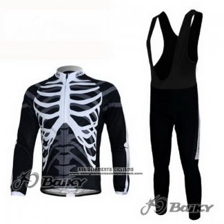 2012 Abbigliamento Ciclismo Northwave Nero Manica Lunga e Salopette