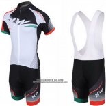 2013 Abbigliamento Ciclismo Northwave Nero e Bianco Manica Corta e Salopette