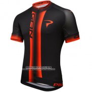 2016 Abbigliamento Ciclismo Pinarello Rosso Nero Manica Corta e Salopette