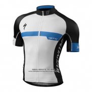 2016 Abbigliamento Ciclismo Specialized Bianco e Blu Manica Corta e Salopette