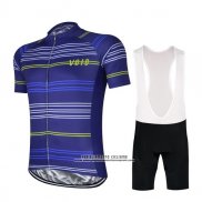 2017 Abbigliamento Ciclismo Vold Blu Manica Corta e Salopette