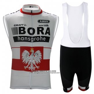 2017 Gilet Antivento Bora Bianco e Rosso