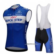 2018 Gilet Antivento Quick Step Floors Blu