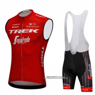 2018 Gilet Antivento Trek Segafredo Rosso