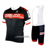 2019 Abbigliamento Ciclismo Nalini Nero Rosso Manica Corta e Salopette