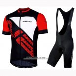 2019 Abbigliamento Ciclismo Nalini Volata 2.0 Nero Rosso Manica Corta e Salopette