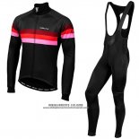 2019 Abbigliamento Ciclismo Nalini Warm 2.0 Nero Rosso Manica Lunga e Salopette