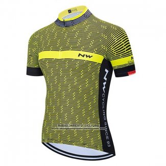 2020 Abbigliamento Ciclismo Northwave Giallo Nero Bianco Manica Corta e Salopette