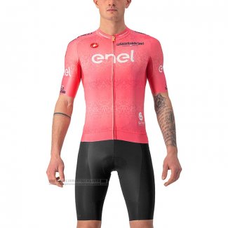 2022 Abbigliamento Ciclismo Giro d'Italia Rosa Manica Corta e Salopette