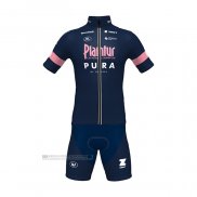 2022 Abbigliamento Ciclismo Plantur Pura Scuro Blu Manica Corta e Salopette